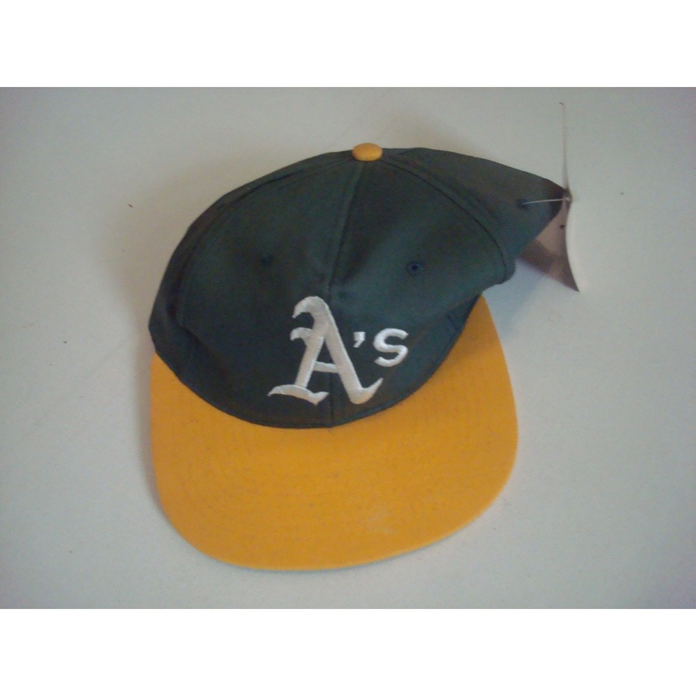 OAKLAND 'AS DREW‎ PEARSON   SNAPBACK 90S  CAP DEADSTOCK  VINTAGE T7